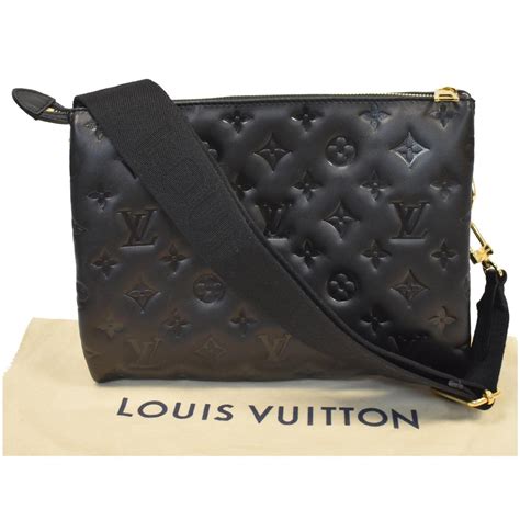 fake black mens shoulder bag louis vuitton|louis vuitton black checkered bag.